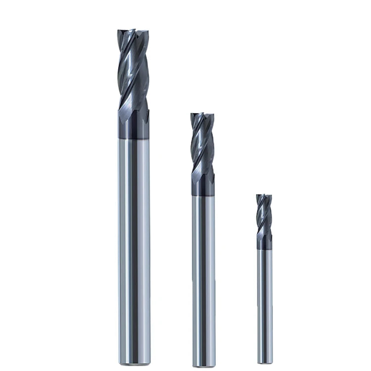 CNC Milling Tool PM-4EBL/X-G Four Edge Long Shank Short Edge Grinding End Mill 4 Flutes Solid Hard Alloy Milling Cutter ODM/OEM