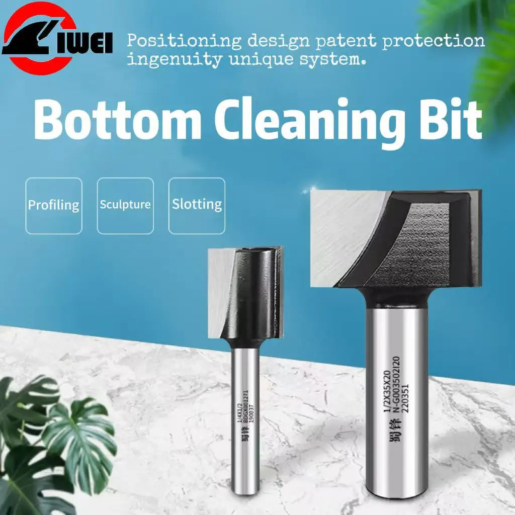 Razor-Sharp 35mm 1/2\" Shank Bottom Cleaning & Hinge Boring Bit for Smooth Finish on CNC Router & Panel Saws Milling Cutter