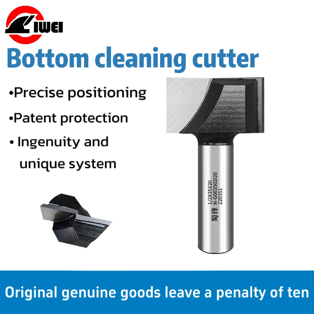 Razor-Sharp 35mm 1/2\" Shank Bottom Cleaning & Hinge Boring Bit for Smooth Finish on CNC Router & Panel Saws Milling Cutter